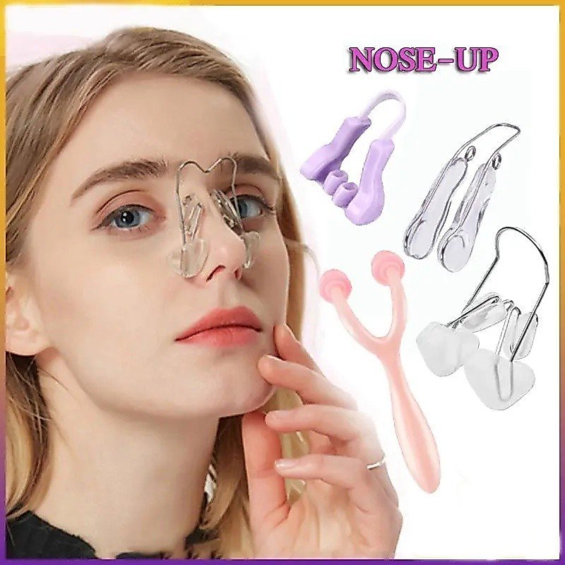 Beauty Nose Up Lifting Tool Nose Shaper Lifter Clip Soft Nose Straightener ซิลิโคนจมูก Shaper