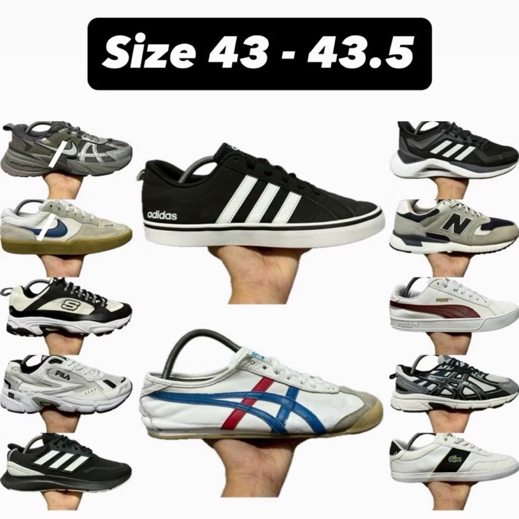 รองเท้าผ้าใบ รองเท้าวิ่ง รองเท้ามือสองของเท้ (ทักแชทก่อนสั่งซื้อเนื่องจากสินค้ามีแค่คู่เดียว)‼️
