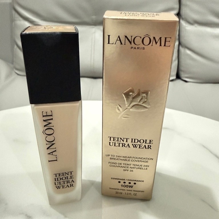 Used LANCOME TEINT IDOLE ULTRA WEAR 30ML รองพื้นลังโคม รองพื้น ปกปิด คุมมัน บางเบา พร้อมบำรุงผิว อัพ