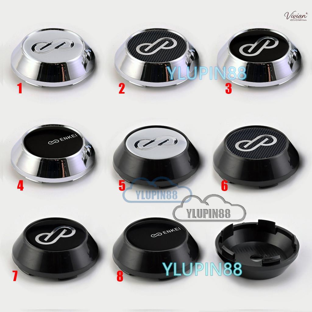 4pcs ใหม่ JDM ENKEI RPF1 ล้อ Center Rim Hub Caps 65 มม.OD 60 มม. ID คลิปสําหรับ 15 "ENKEI Racing สัญ