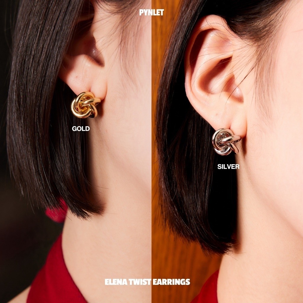 PYNLET - Elena Twist Earrings (พร้อมส่ง)