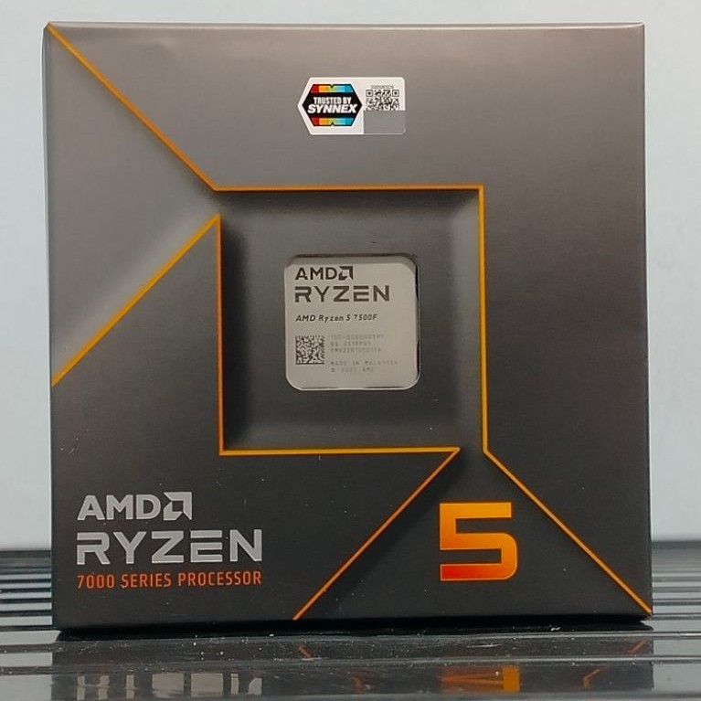 CPU AMD AM5 RYZEN 5 7500F มือ1 ประกันไทย