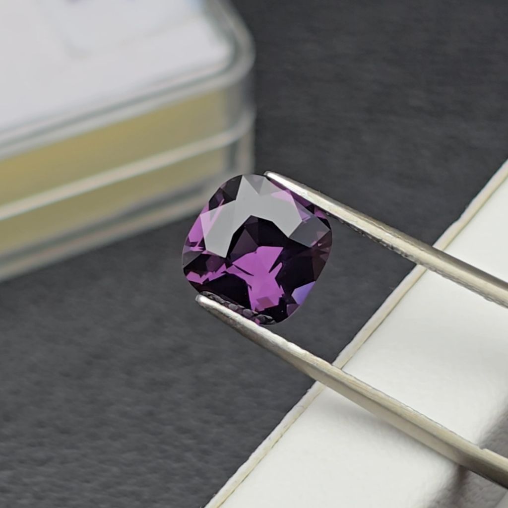Burgundy Purple Spinel Premium Cutting