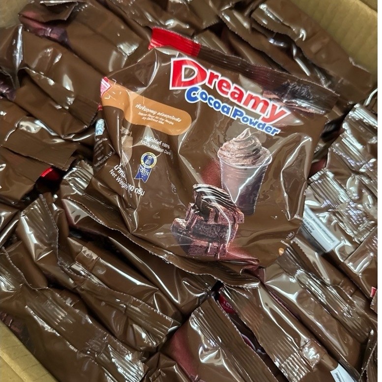 ผงโกโก้ ดรีมมี่ 160กรัม ผงโกโก้ 100%dreamy160 g