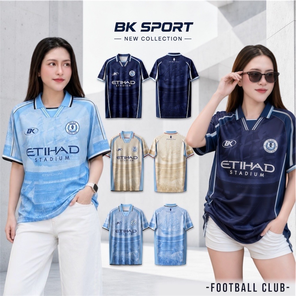 FOOTBALL-STADIUM เสื้อบอล รูปแบบทันสมัย โดดเด่น ขนาด อก 38-52นิ้ว สำหรับผู้ชาย ผู้หญิง ET290869