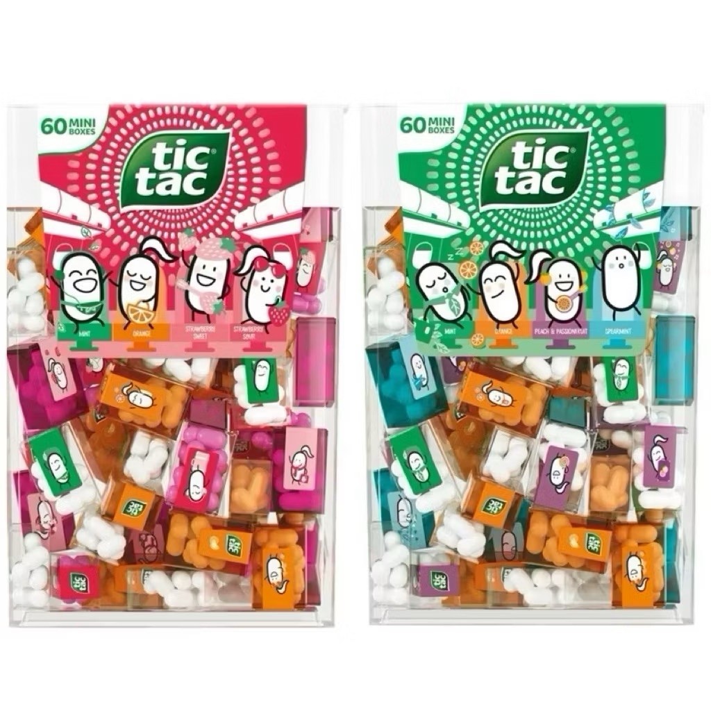 Tic Tac (Tictac) candy sweet ลูกอม Tic Tac ขนาด 228g TicTac Mixed, TicTac Strawberry