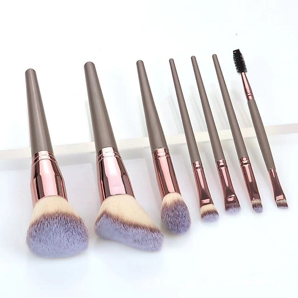 พร้อมส่ง ชุดแปรงแต่งหน้า 7 ชิ้น ขนแปรงนุ้ม แขงแรง ราคาน่ารัก