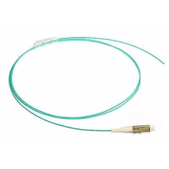 Pigtail FO LC Simplex MM OM3/OM4 50/125um 1 เมตร