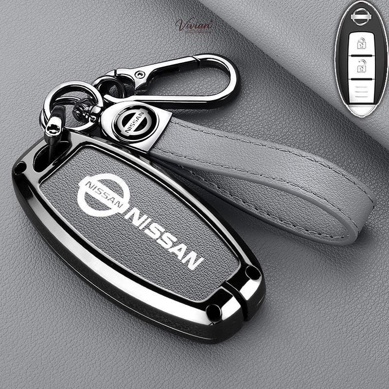 เคสกุญแจรถยนต์ สําหรับ Nissan Almera Sylphy Teana X - Trail เคสกุญแจ nissan Altima Sentra Titan Rogu