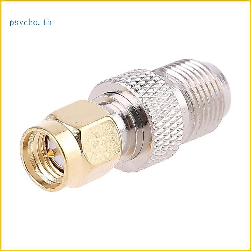 Psy SMA Female To Type F Female Plug Straight RF Coaxial Adapter Connector Converter