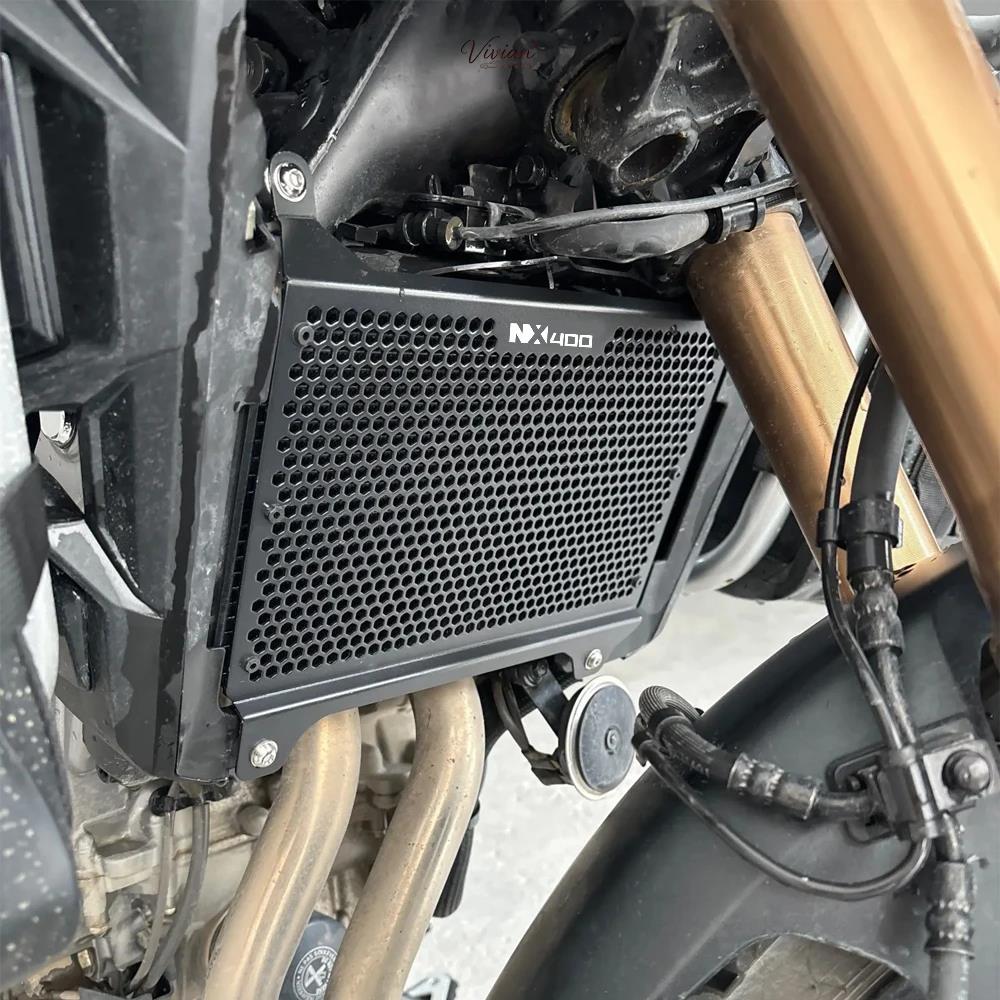 อุปกรณ์เสริมรถจักรยานยนต์หม้อน้ํา Guard Grille Cover Protector สําหรับ HONDA NX400 NX500 NX 400 NX 5