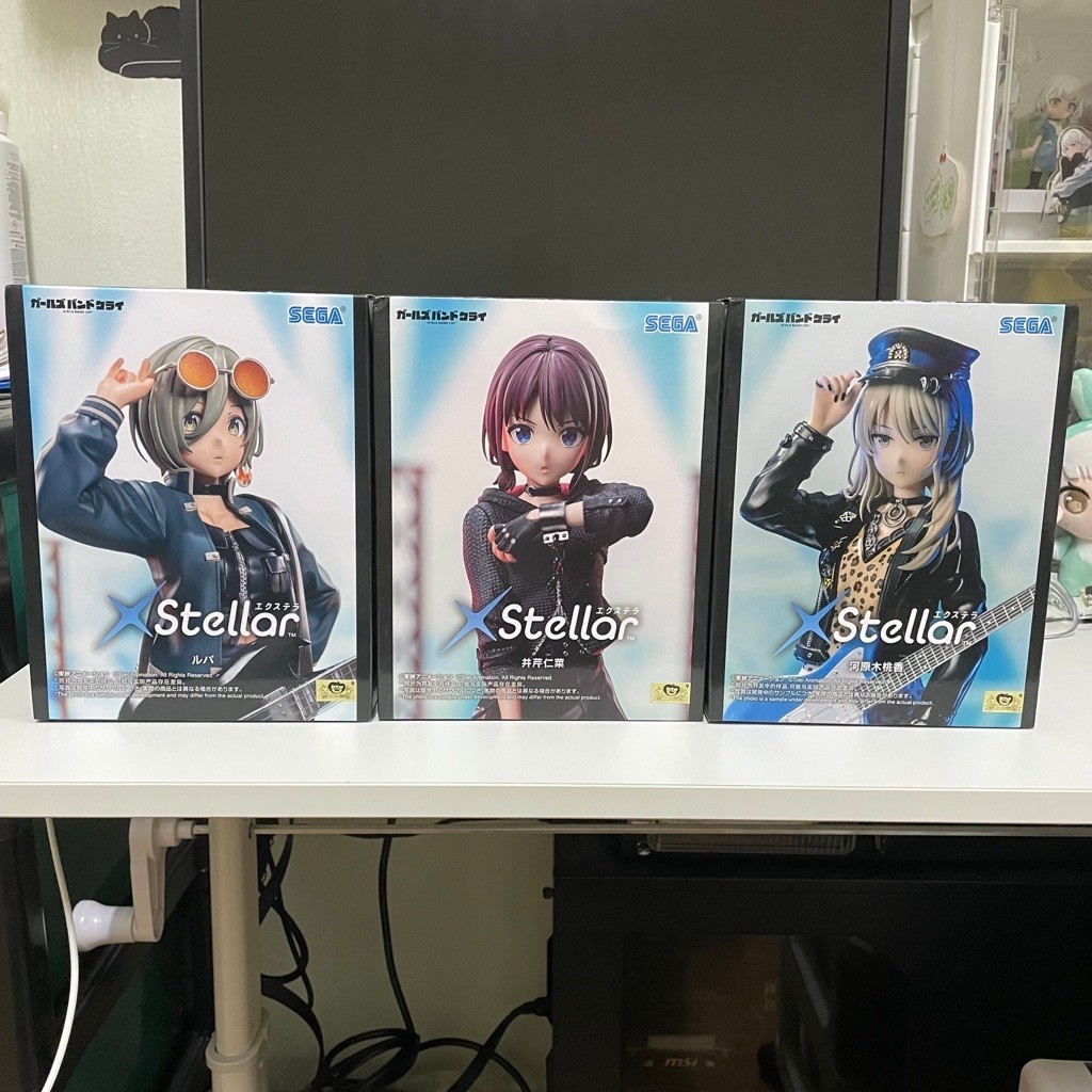 (พร้อมส่ง/ของแท้) ฟิกเกอร์ Girls Band Cry - Kawaragi Momoka, Nina Iseri, Rupa XStellar SEGA figure
