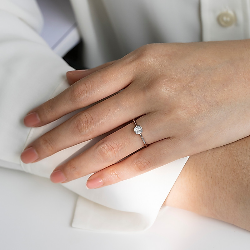 Jubilee Diamond خاتم ألماس طبيعي Glistening Magic — صورة 3