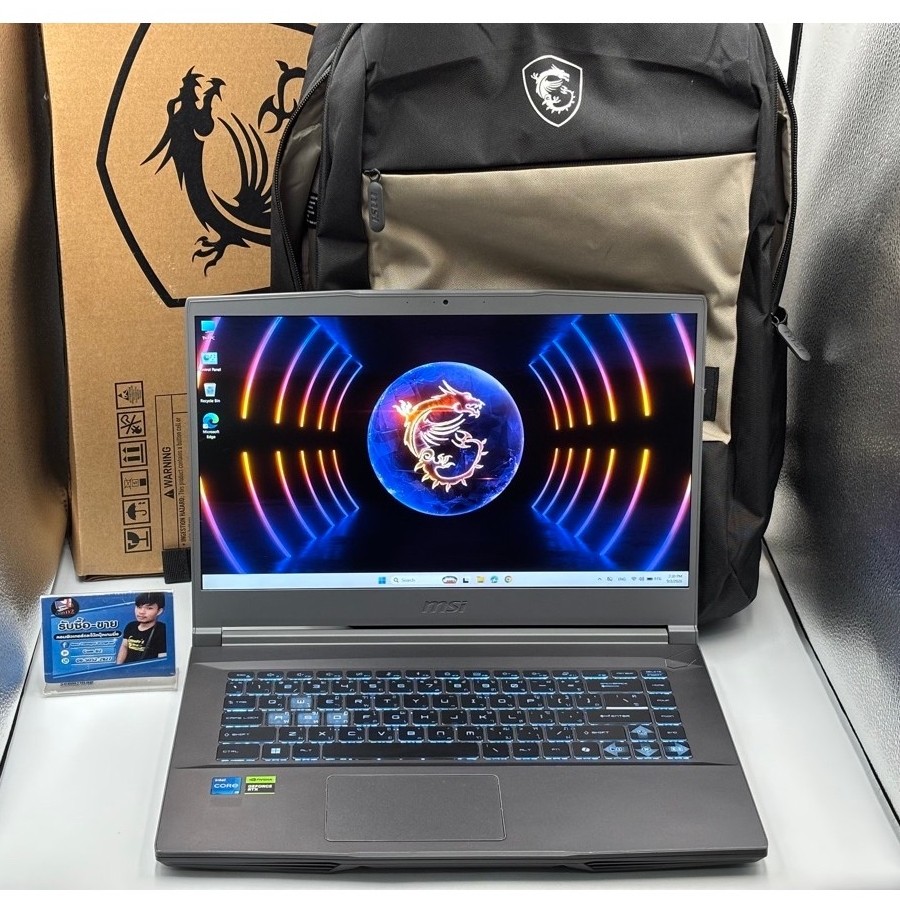 NOTEBOOK (โน๊ตบุ๊ค) MSI THIN 15 B13UCX-1610TH