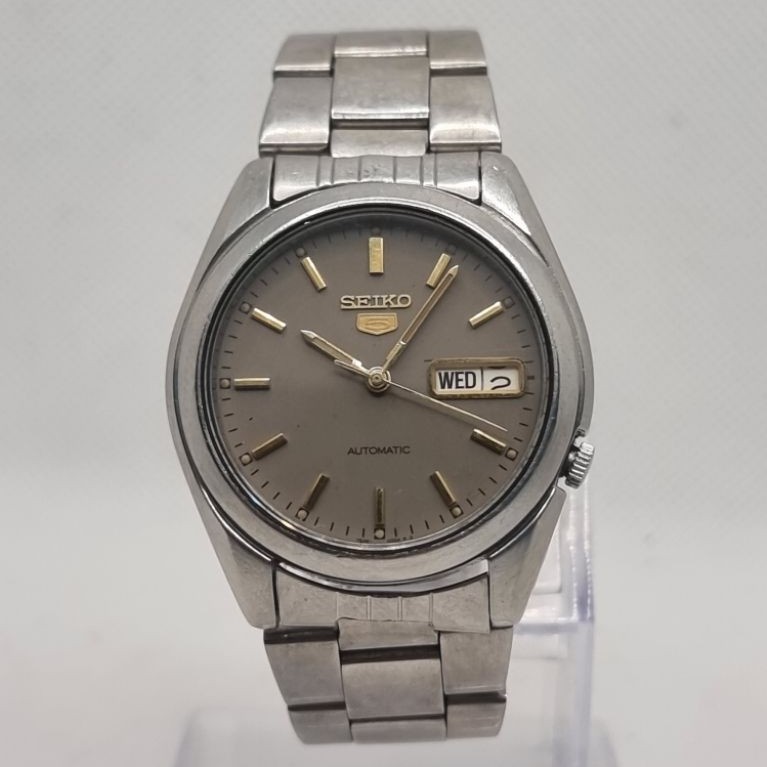 Seiko5 Automatic เครื่อง 7s26 หน้าเทา