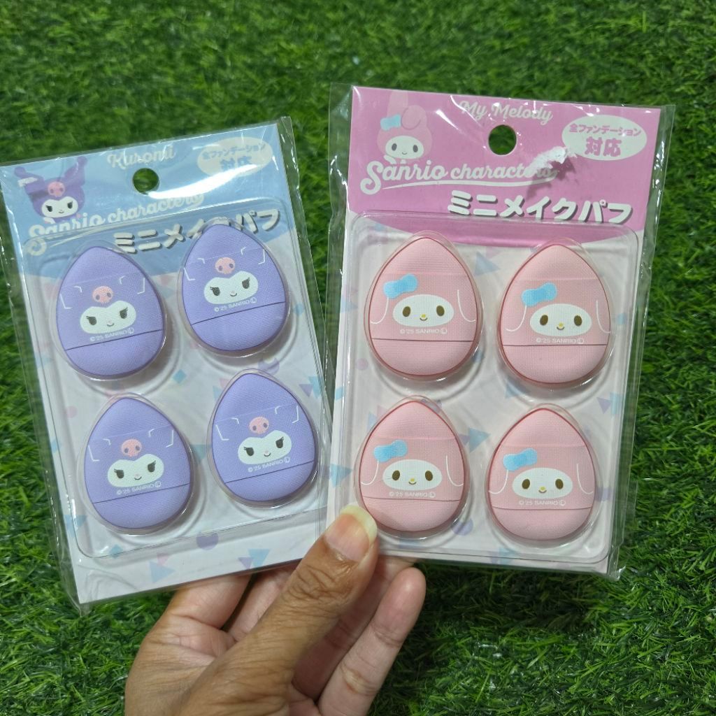 🛵 กทม. ส่งทันที พร้อมส่ง 🩷 SANRIO พัฟ แต่งหน้า คุชชั่น ตบเนียน น่ารักมาก ของแท้🇯🇵