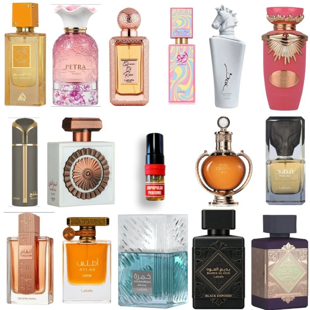 Lattafa Ajwad Pink to Pink Creamy Elixir, Atlas Canyon, Honor ,Second Song, Jouri, Amethyst Fusion, 