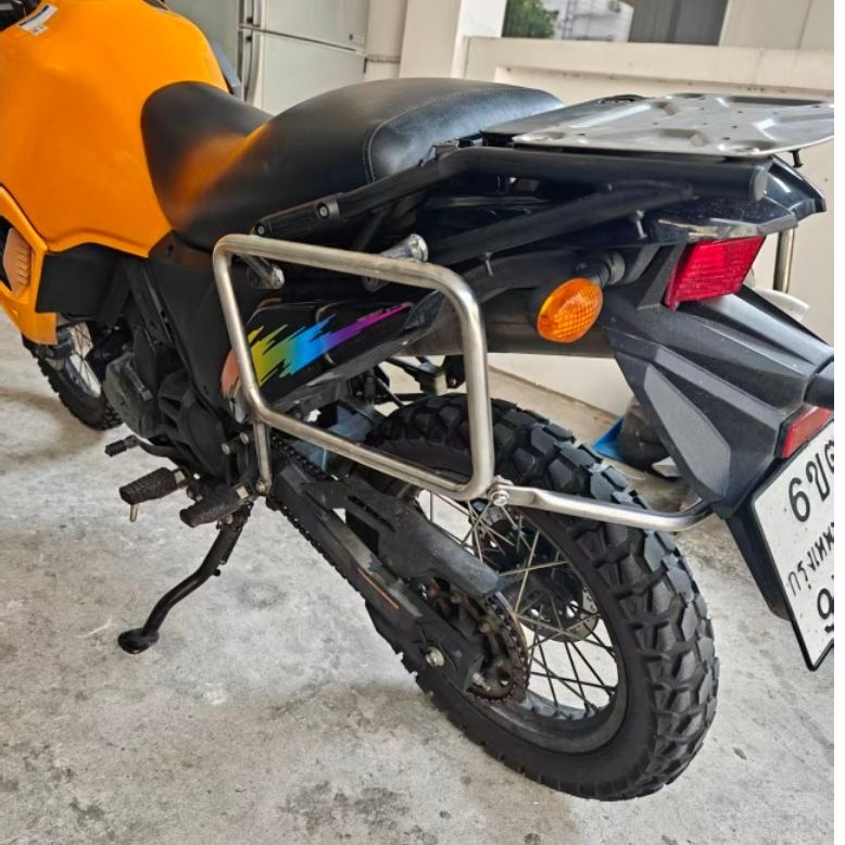 ชุดแร็คKAWASAKI KLR650 แร็คข้างKLR650 แร้คท้ายKLR650 แร้คหลังKLR650