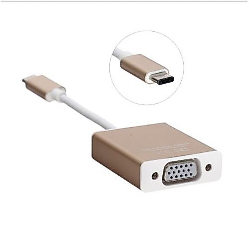 USB c to vga USB Type C To VGA ใช้สำหรับเเท็บแล็ต