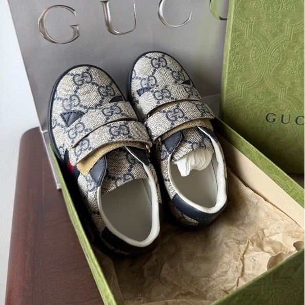 GUCCI Kids Ace Sneakers – Size 24