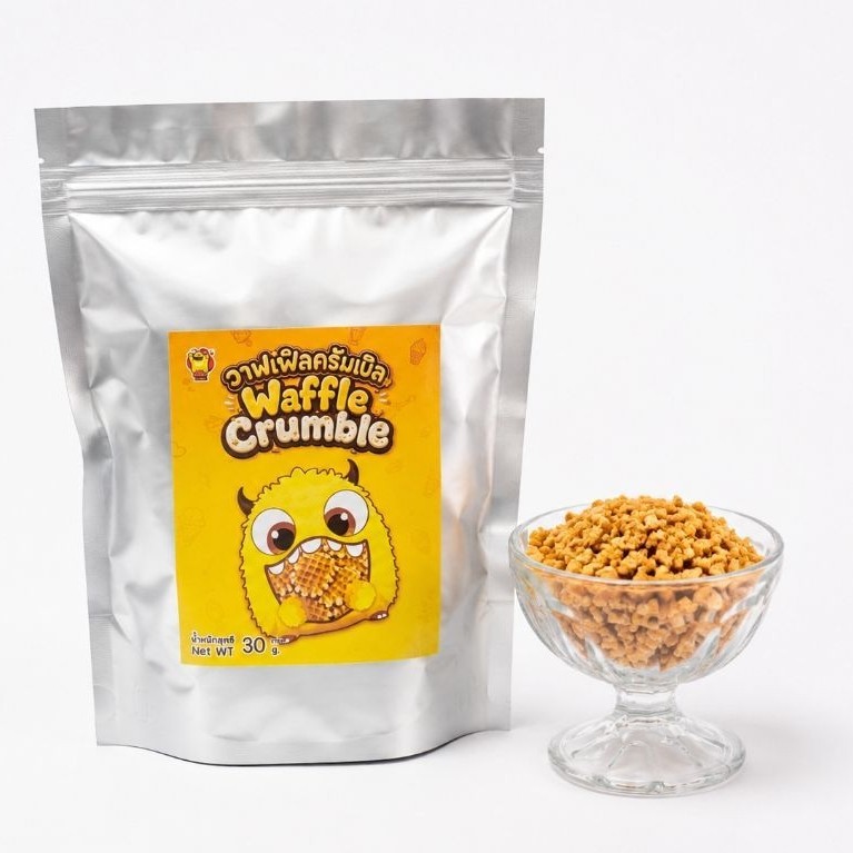 วาฟเฟิลครัมเบิล 30 กรัม / Waffle Crumble 30 g. - ไผ่ทองไอสครีม