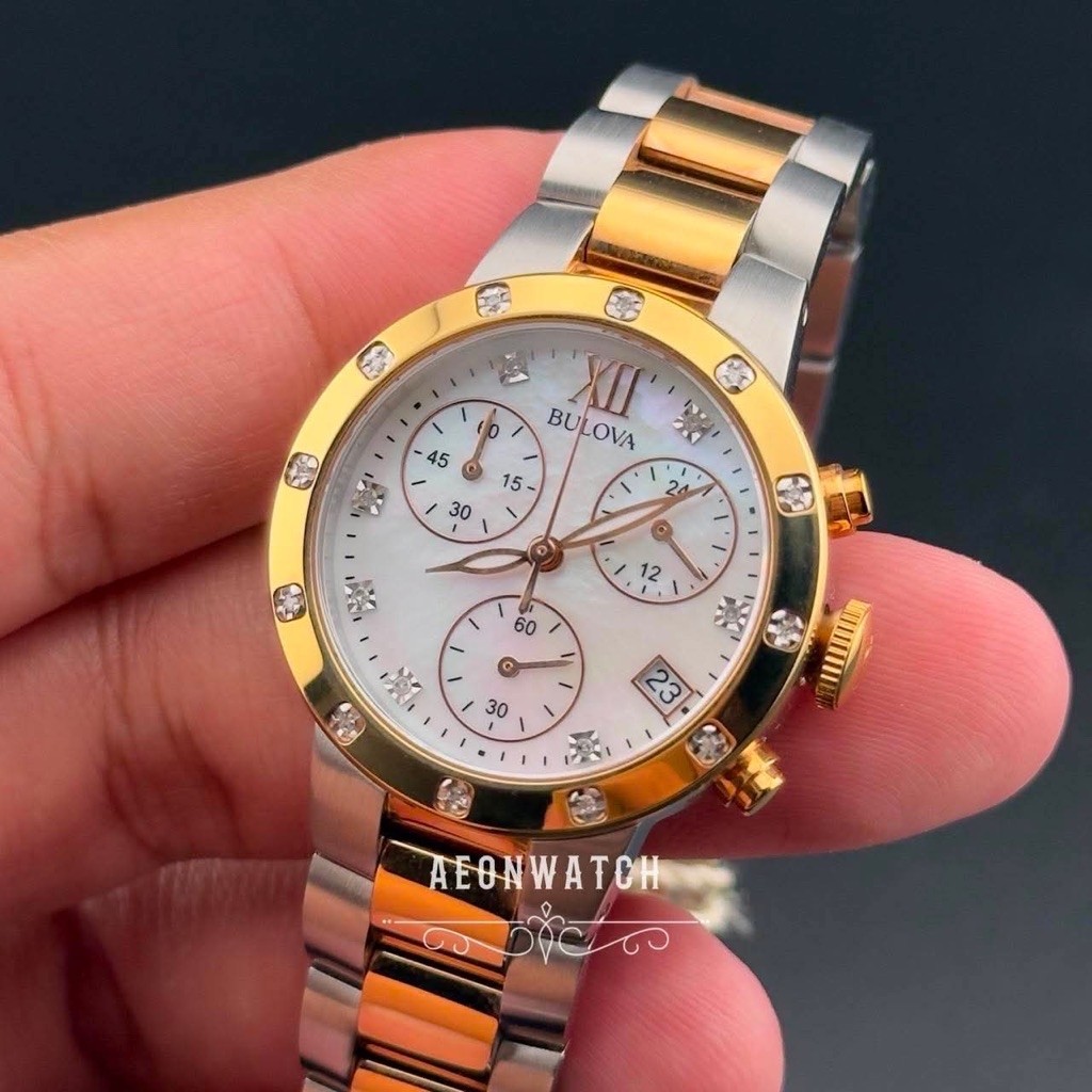 🇯🇵 Bulova Diamond Chronograph for lady