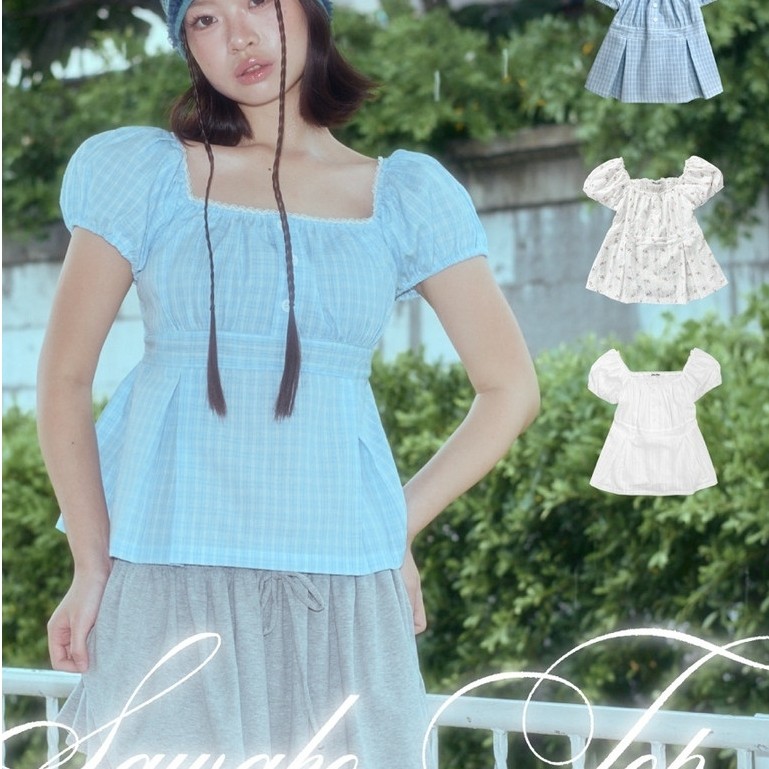 POKEE | SAWAKO TOP เสื้อซาวาโกะ ดีเทลกระดุม pokee