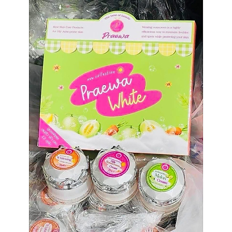 ครีมแพรวา 12 กรัม ของแท้ ครีมหน้าใส แพคเกตใหม่