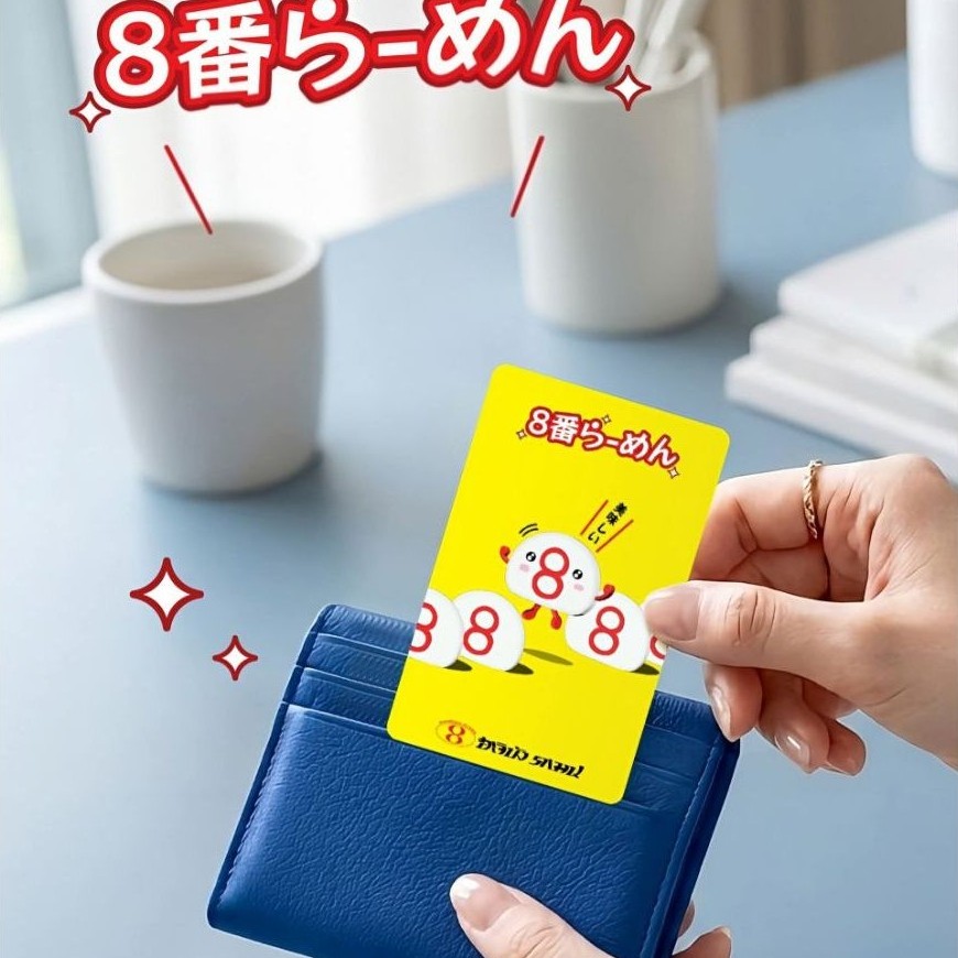 บัตรสมาชิกฮะจิบังราเมน Hachiban ramen