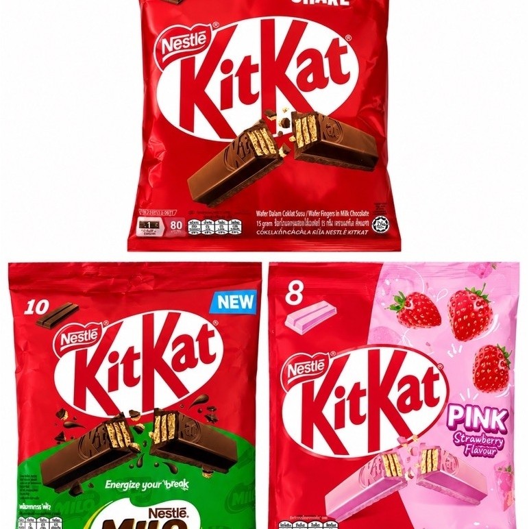 (ขายดีอันดับ 1) Kitkat Milo คิทแคทผสมไมโล นำเข้ามาเลเซีย, คิทแคทญี่ปุ่น อร่อยถูกใจมาก ช็อคโกแลต