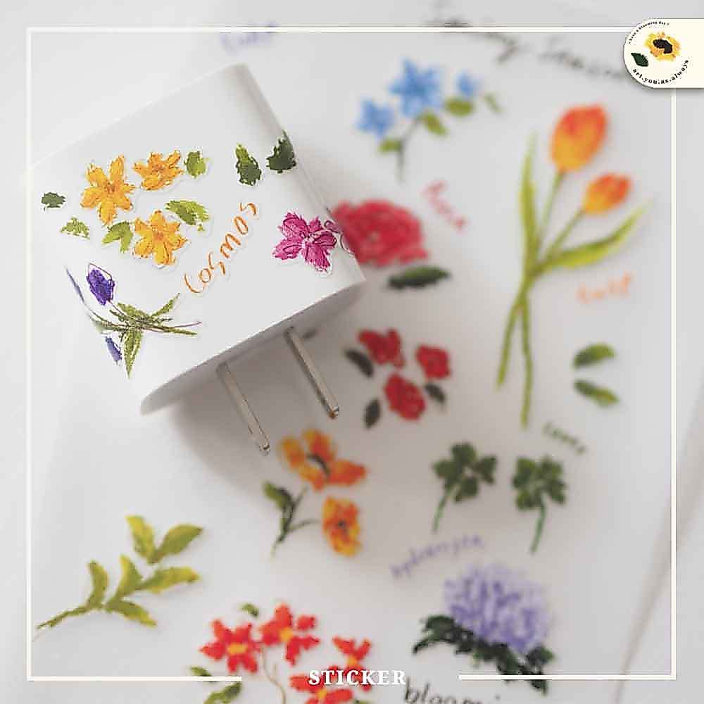 สติ้กเกอร์ใสไดคัท spring season