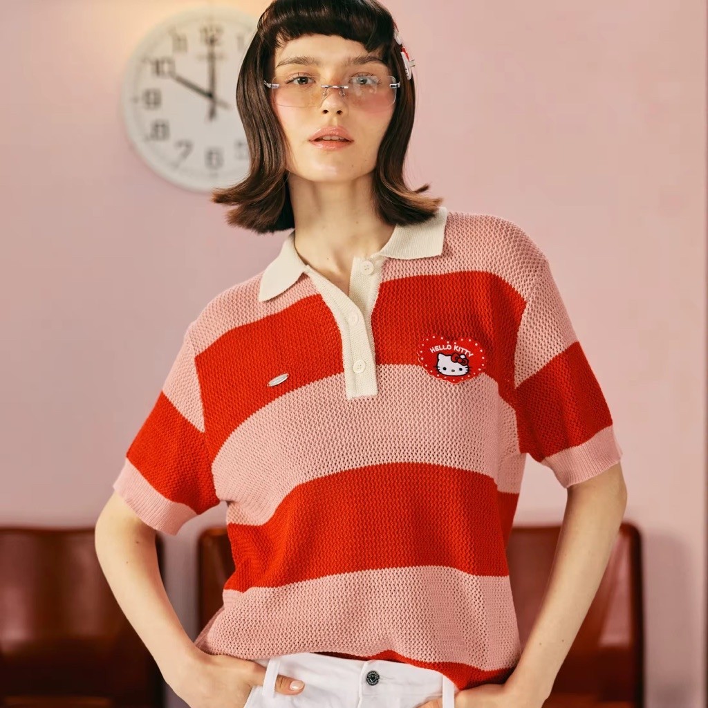 (Used) Lookbooklookbook Hello Kitty Polo Club