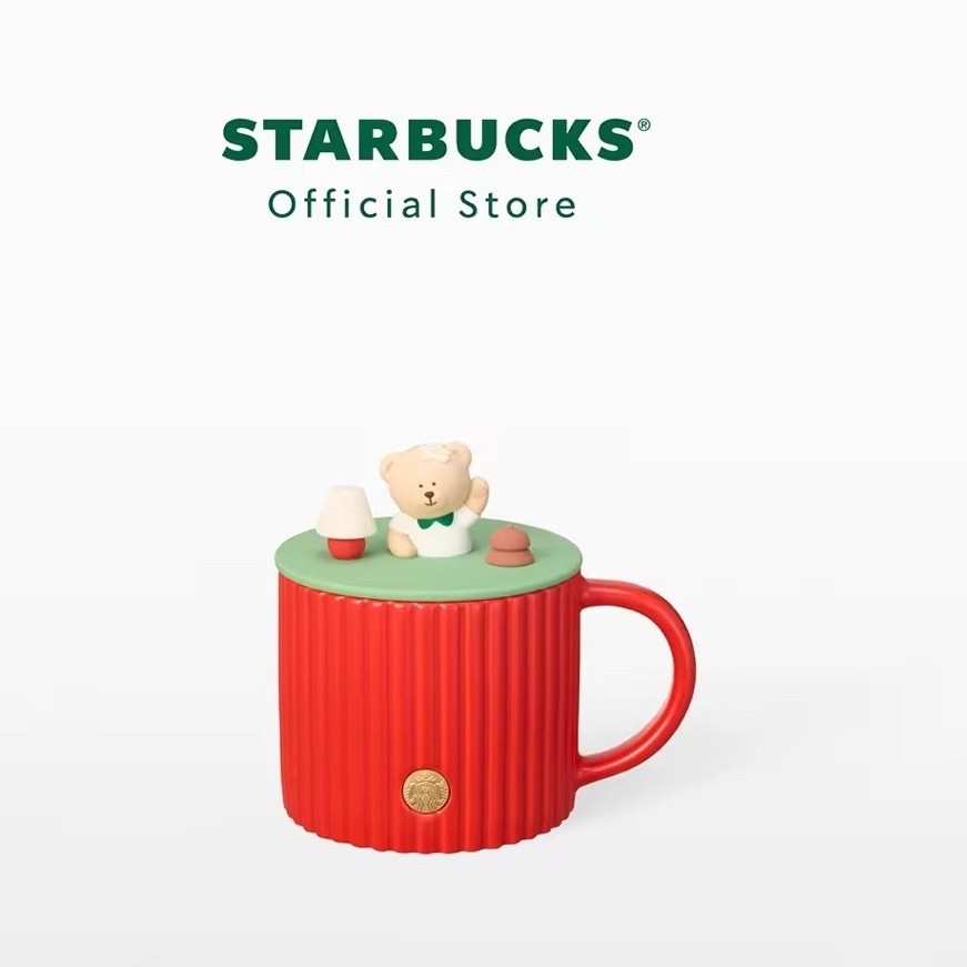 Starbucks Bearista Resort Front Desk Mug 14oz. แก้วสตาร์บัคส์เซรามิก ขนาด 14ออนซ์ A11179865
