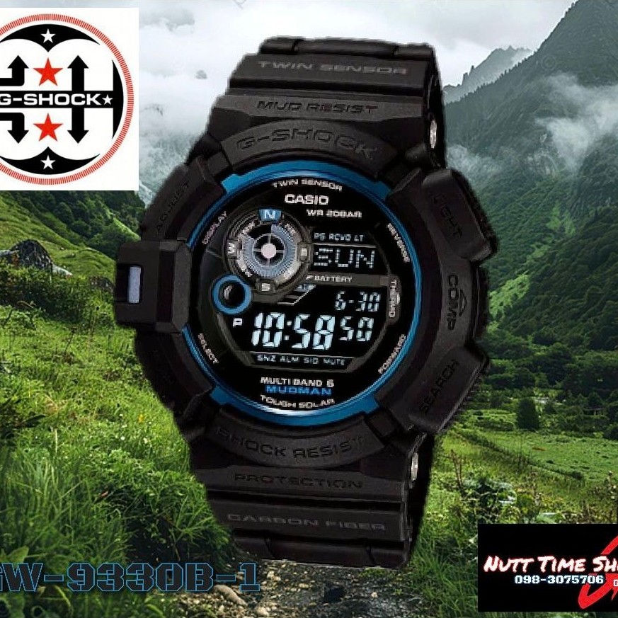 G-Shock มือสองรุ่น 🖤GW-9330B-1💙MUDMAN