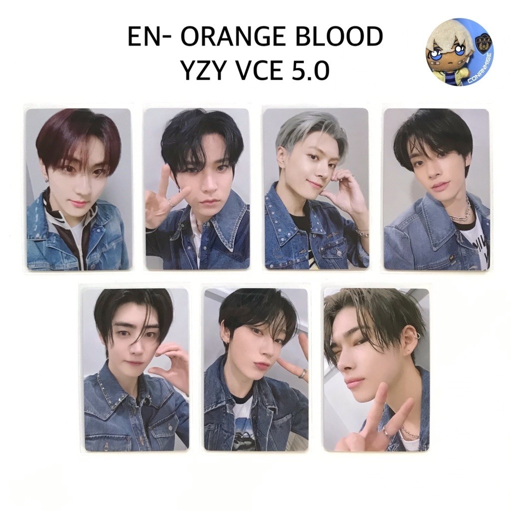 ENHYPEN ORANGE BLOOD YZY VCE 5.0 Video Call Event - จองวอน ฮีซึง เจย์ เจค ซองฮุน ซอนอู นิกิ การ์ด เอ