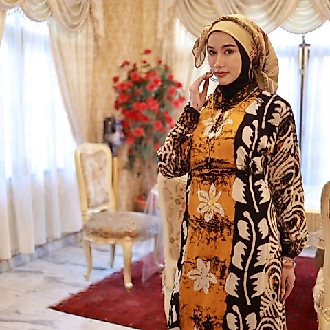 โซเฟีย ชุดนอนหรือชุดลำลอง บาติกอินโดแท้ แขนยาว บาราม คละสี คละลาย รหัส NDA76