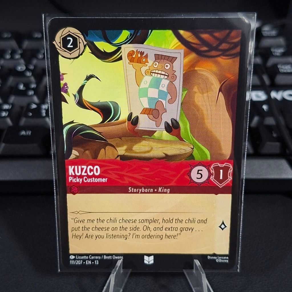 Disney Lorcana Kuzco - Picky Customer 111/207 EN Uncommon