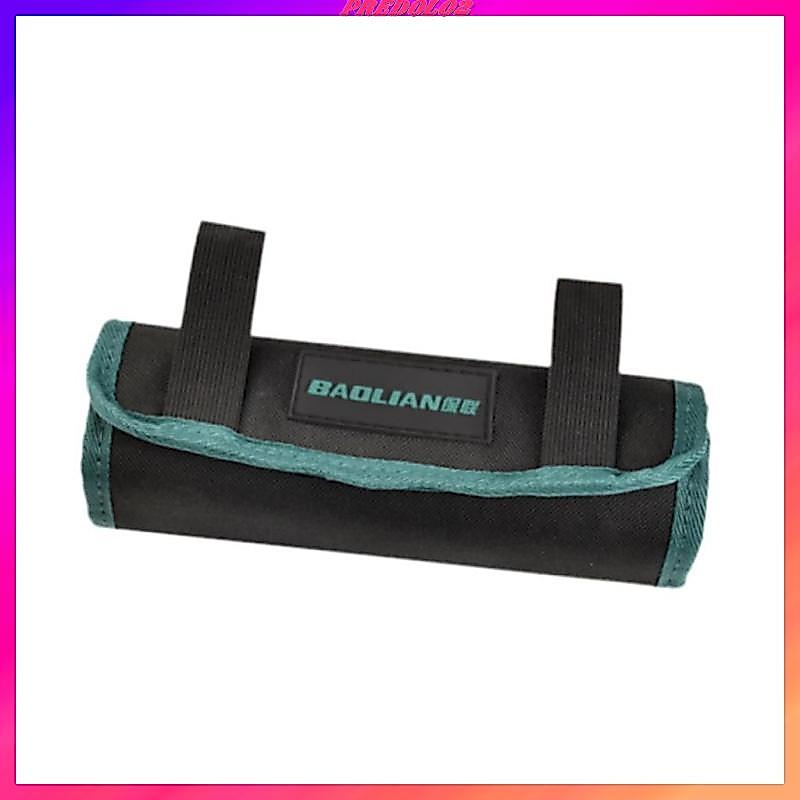 [Predolo2] Heavy Duty Tool Roll Up Bag Multi Slot Canvas Organizer Pouch Holder for Plumber Electric