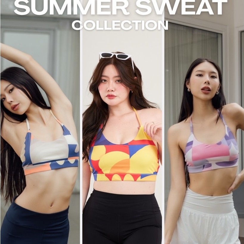 [Somatchfun Official] Summer Sweat Sportbra สปอร์ตบราสำหรับออกกำลังกาย active&sport