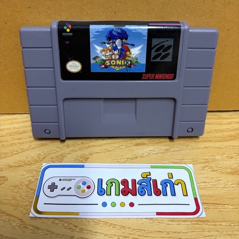 ตลับเกมส์ Snes Super Famicom Sonic 4 ตลับ IC