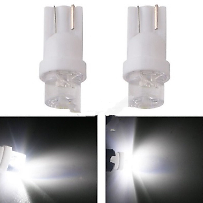 T10 หลอดไฟเว้า 1 LED ไฟหน้าแผ่นเพดานประตู Trunk