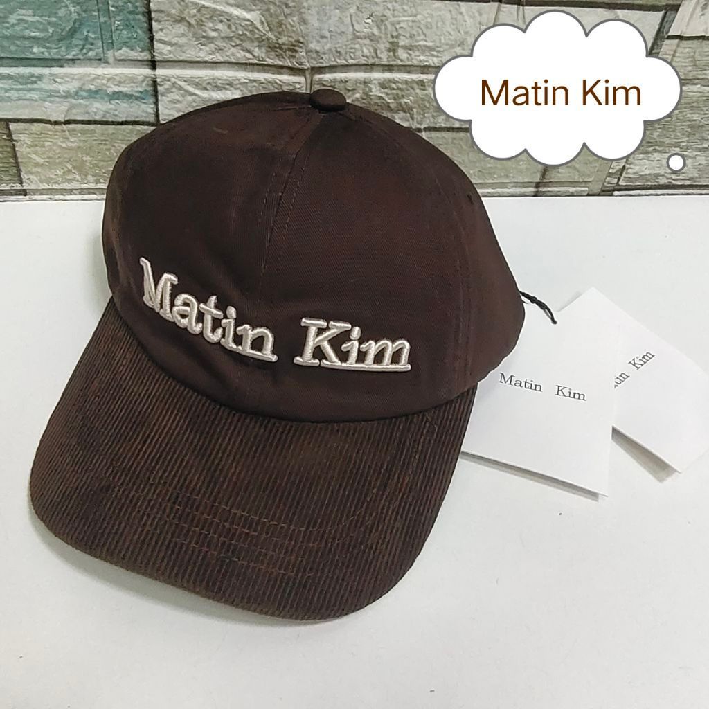 Martin Kim หมวกแก๊ป สีน้ำตาล
