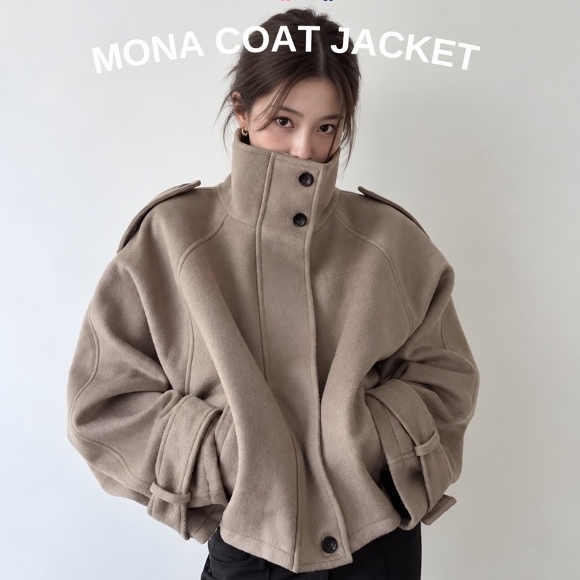 FABLEME : MONA COAT JACKET แจ็คเก็ตกันหนาวคอตั้ง