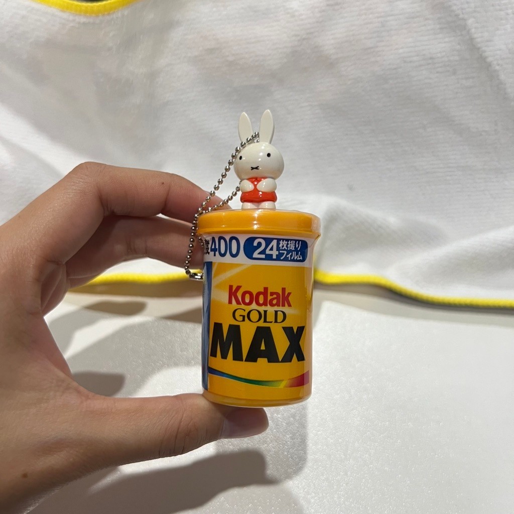 พวงกุญแจ Miffy ม้วนฟิล์ม Godak Gold Max 400 (24รูป) หมดอายุ