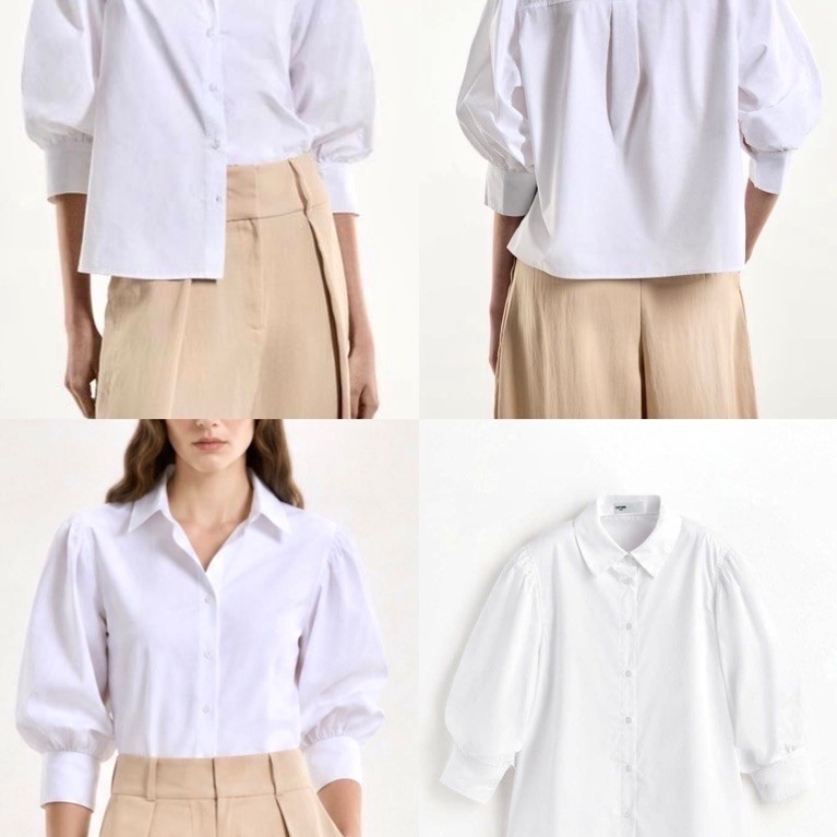 Lefties Puff-Sleeves Shirt