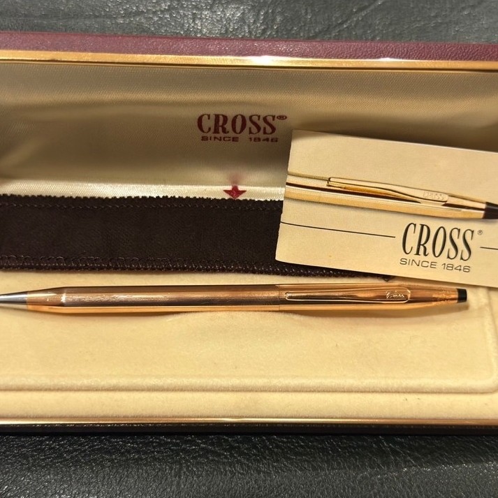ปากกากลไกหมุน Cross century 14K  made in U.S.A. สภาพใหม่