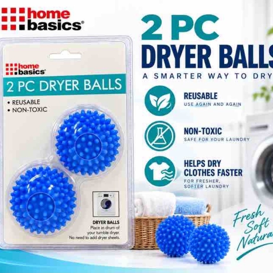 บอลซักผ้า Dryer Ball ( 2 ชิ้น )