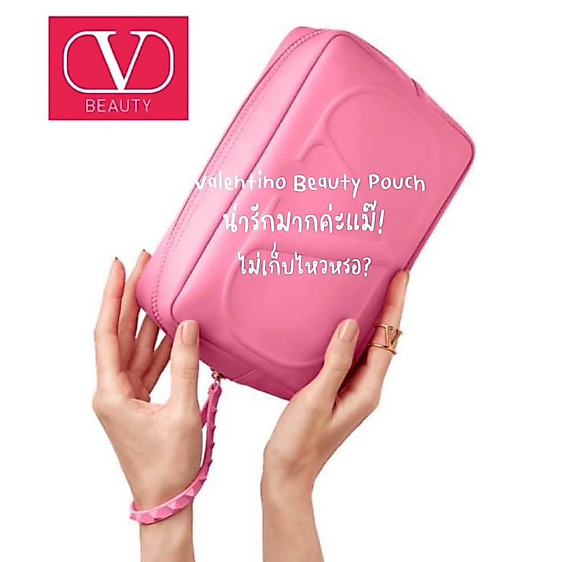 สินค้าพร้อมจัดส่ง กระเป๋าพกพา 𝗩𝗮𝗹𝗲𝗻𝘁𝗶𝗻𝗼 MINI STUD POUCH