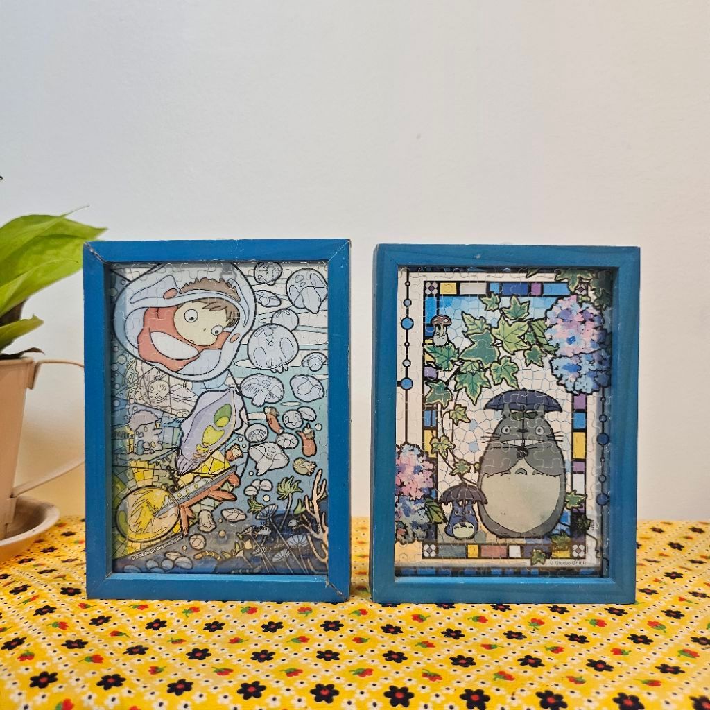 Ponyo/Totoro งาน Ghibli crystal jigsaw collection ลายตัวละครจาก Studio Ghibli