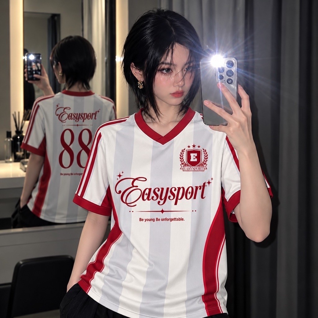 เสื้อกีฬาแขนสั้น M 88 ผ้า Micro Sport ใส่ได้ทั้งผู้หญิงและผู้ชาย